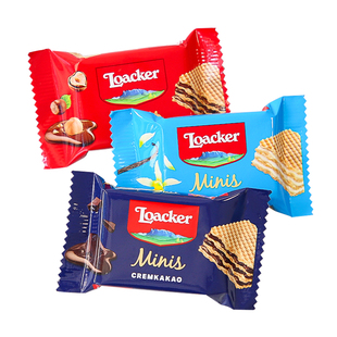Loacker 莱家意大利进口威化巧克力饼干10g散装结婚高端喜糖零食