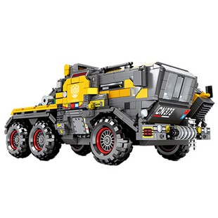 森宝流浪地球运载运兵汽车模型儿童积木拼装玩具益智男孩子