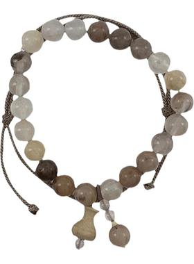 复古玉石编织简约双层设计百搭新