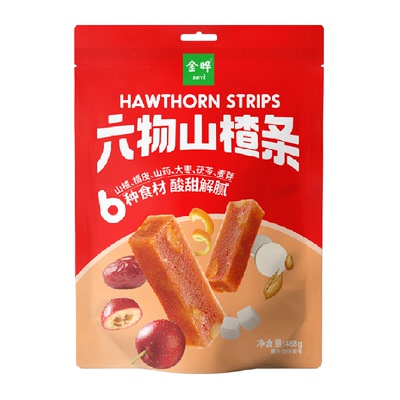 金晔开胃零食六物山楂条