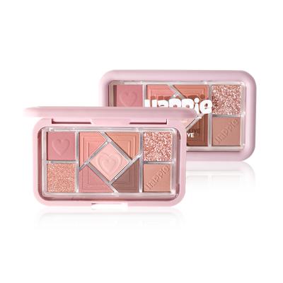 holdlive哑光珠光九色眼影盘