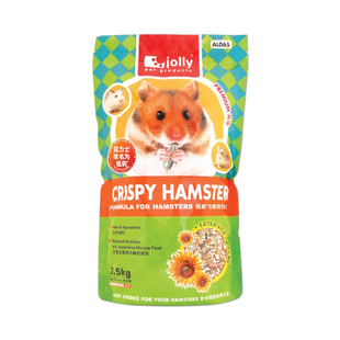 Jolly祖莉仓鼠粮食主粮宠物侏儒鼠粮金丝熊饲料仓鼠专用粮2.5kg