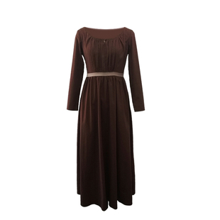 傲慢与偏见同款裙子连衣裙女装宫廷复古长裙气质收腰显瘦女高腰