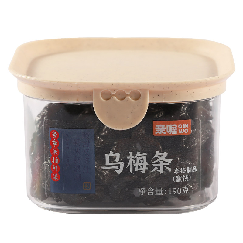 亲喔乌梅条干190g盒装牧果