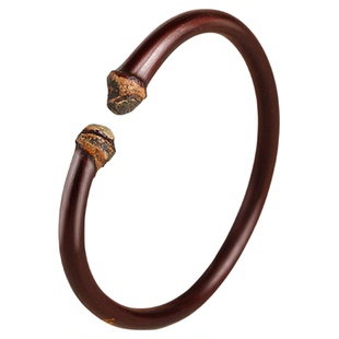 天然鸡血藤手镯女正品官方旗舰店木质金刚鸡藤木镯木头手环男礼物