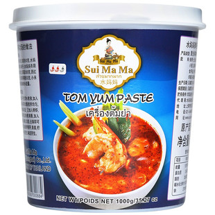 泰国进口水妈妈冬阴功酱1kg泰式冬阴功汤料火锅酱底料海鲜酸辣汤