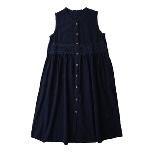 桔梗裙初恋裙森系文艺淑女连衣裙甜美气质高腰燕麦甜美夏季新长裙