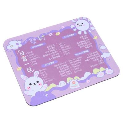 鼠标垫子快捷键大全办公女生小号