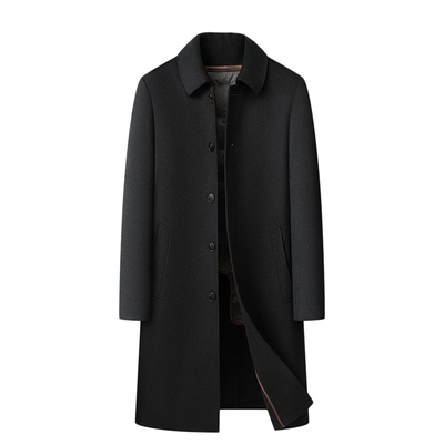 羊毛毛呢外套中长款羽绒内胆冬季