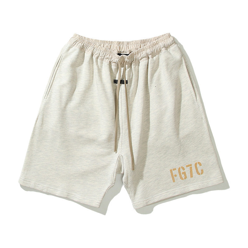 FEAR OF GOD FOG潮牌薄款宽松运动FG7C纯棉抽绳短裤男夏季五分裤
