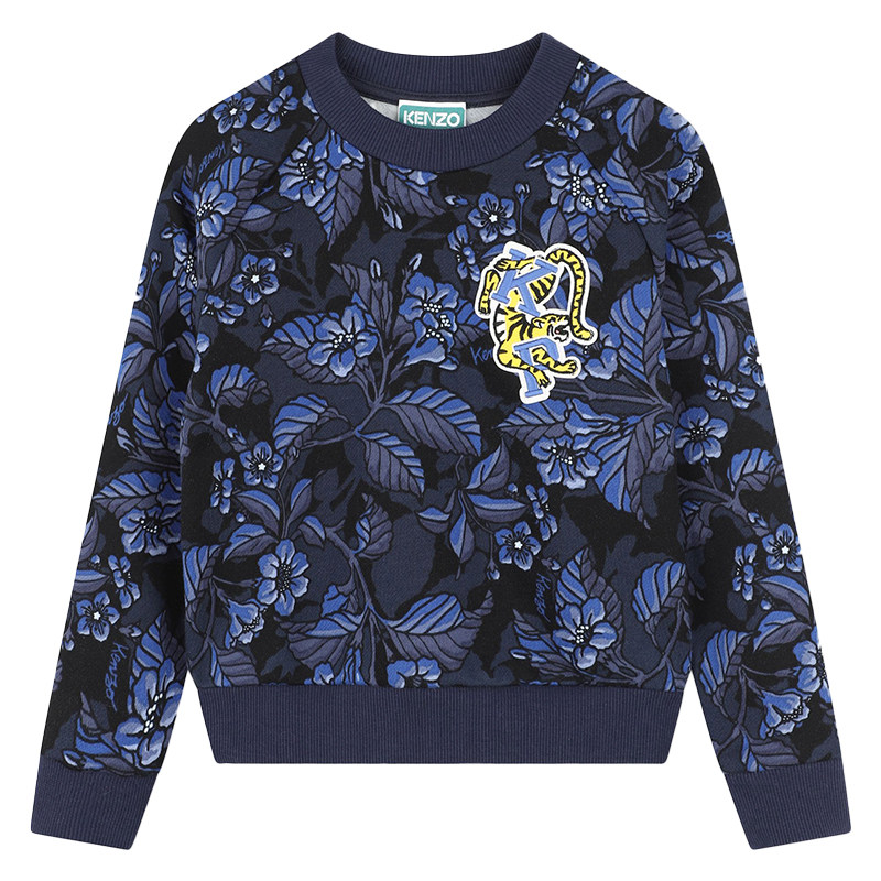 【断码特惠】KENZO KIDS童装儿童休闲印花卫衣K60768