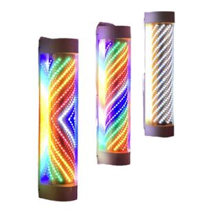 美发转灯理发店LED电机旋转灯潮流户外节能挂壁复古发廊网红防水