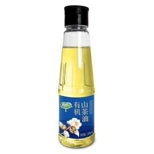 【官方正品】润心有机山茶油200ML 压榨冷榨茶籽油高端食用油清淡