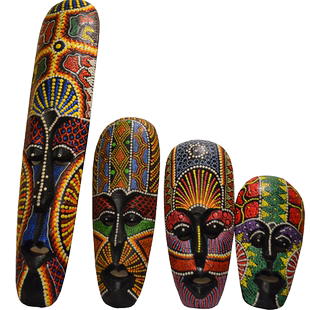 东南亚风格家居饰品挂饰壁饰非洲点彩面具泰国脸谱酒吧会所装饰品