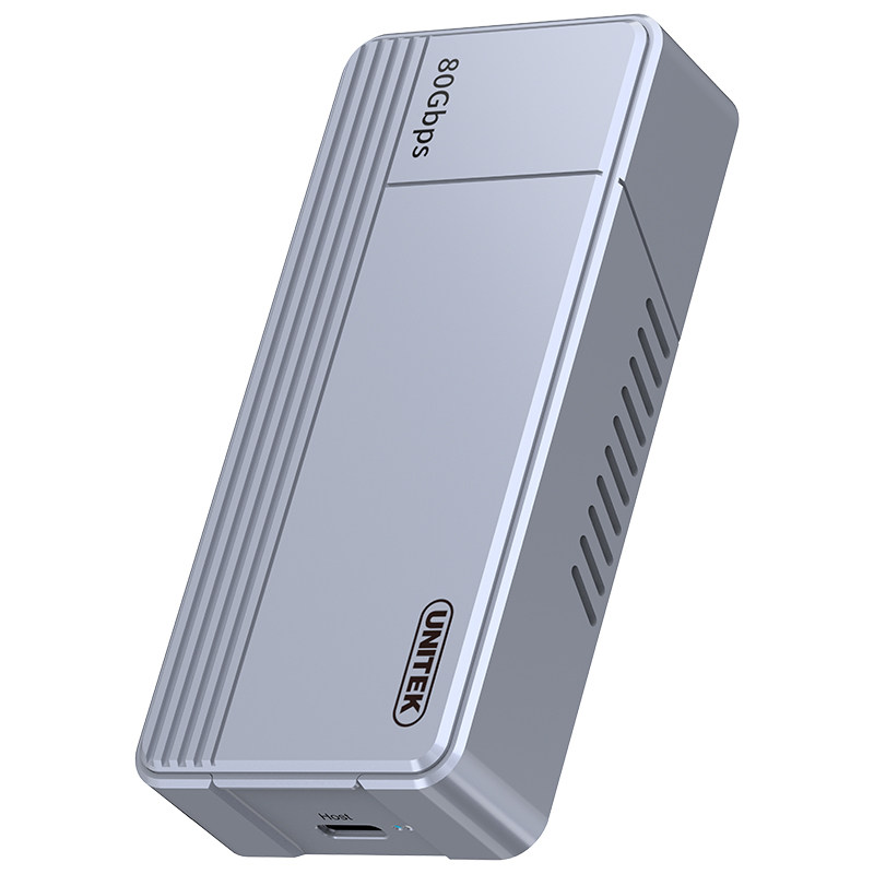 优越者雷电5硬盘盒80Gbps兼容雷电5/4/3/USB4 M.2 NVMe固态硬盘盒