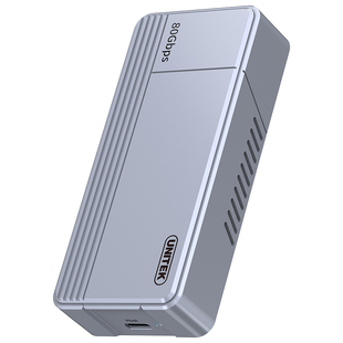 优越者雷电5硬盘盒80Gbps兼容雷电5/4/3/USB4 M.2 NVMe固态硬盘盒