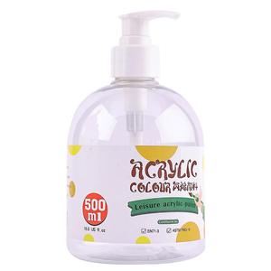 丙烯颜料100ml300ml500ml防水不掉色墙绘涂鸦衣服儿童学生绘画无毒玻璃纺织石头染料画布diy荧光无甲醛钛白