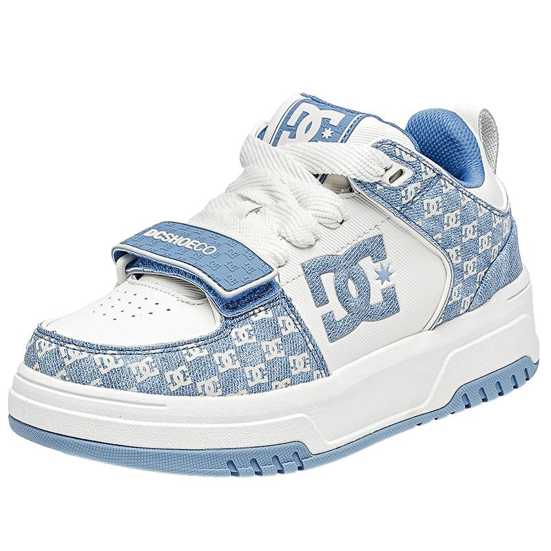 DC SHOESCAMPUS CAS板鞋女2025新款厚底老花学长鞋子女鞋面包鞋