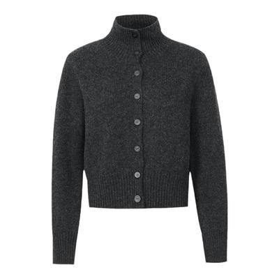 GCRUES高领毛衣开衫单排扣