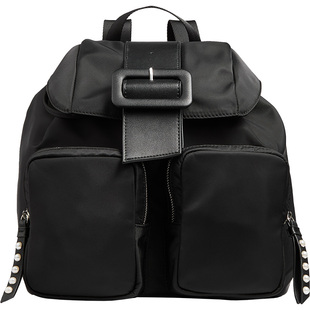 LK BENNETT简约时尚黑色肩包2025冬新款大容量多功能旅行通勤背包