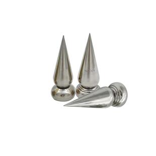 304不锈钢带座圆锥枪头201防盗大门庭院围栏护栏防攀专用装饰枪尖