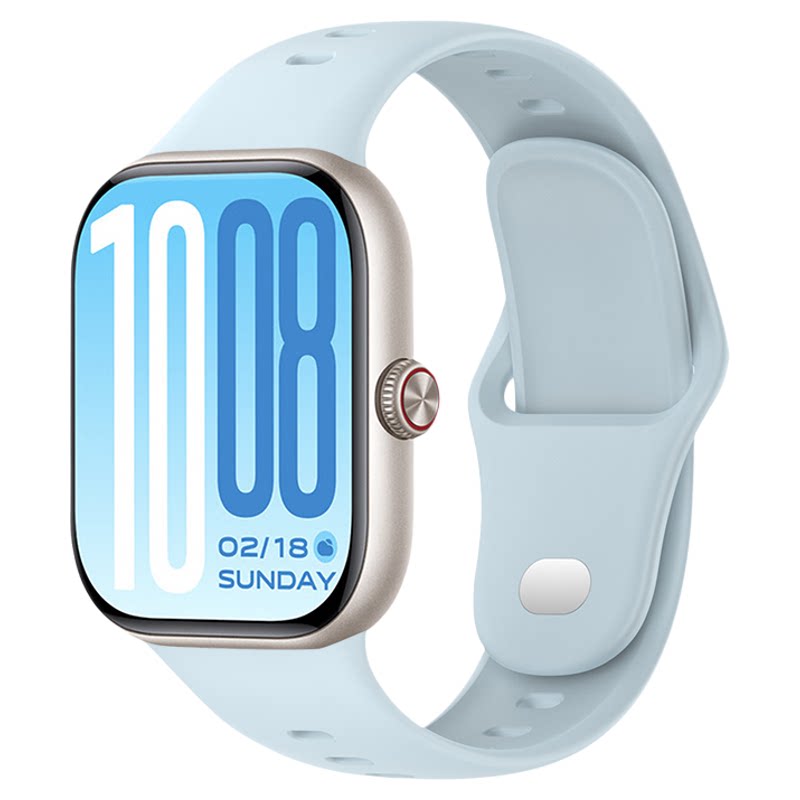 【新年红】适用vivowatchgt2手表带watch5空格白iqoo专用一体硅胶watch3腕表带2贝壳粉运动智能手表春夏女生