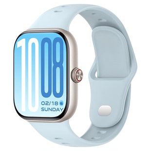 【新年红】适用vivowatchgt2手表带watch5空格白iqoo专用一体硅胶watch3腕表带2贝壳粉运动智能手表秋冬女生