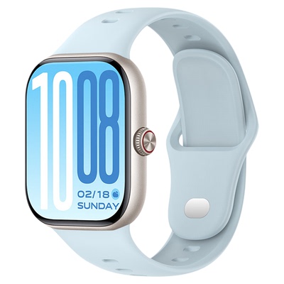 【新年红】适用vivowatchgt2手表带watch5空格白iqoo专用一体硅胶watch3腕表带2贝壳粉运动智能手表春夏女生