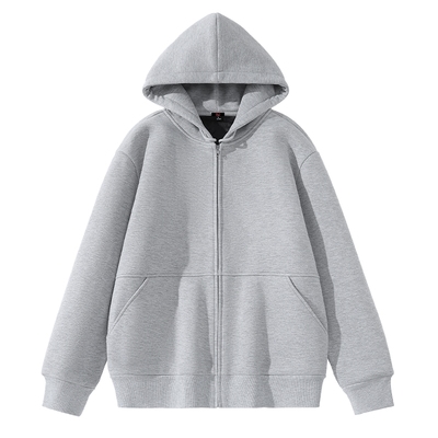 加绒开衫卫衣外套男秋冬季新款