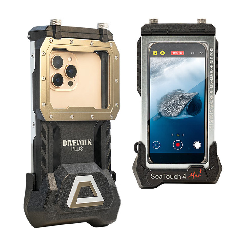 DIVEVOLK SeaTouch 4 Max Plus全密封水下触屏潜水手机壳适用iPhone17ProMax三星S2