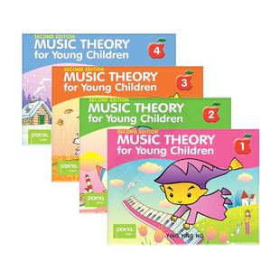 青少年儿童乐理 第二版 英文版 全套共一至四级 poco原版乐谱书 Music Theory for Young Children Level 1-4 (2nd Ed)