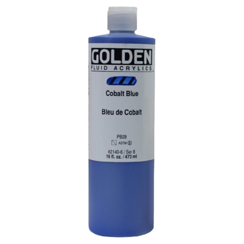 进口GOLDEN高登丙烯颜料流质型大面积墙绘涂鸦高品质亚克力473ml