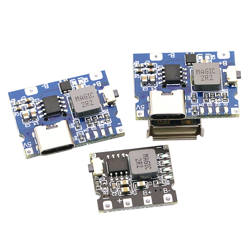 5V2A/2.4A冲放电锂电充电一体模块18650电源板type-c口可输入输出