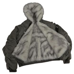 RTIMFD 双面穿座山雕加厚飞行夹克 cleanfit重磅麂皮两穿皮草棉服