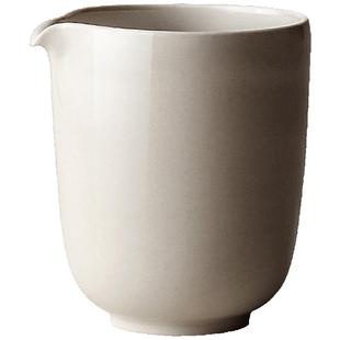 九土日式陶瓷公道杯功夫茶具木灰手工分茶器茶海景德镇公杯功道杯