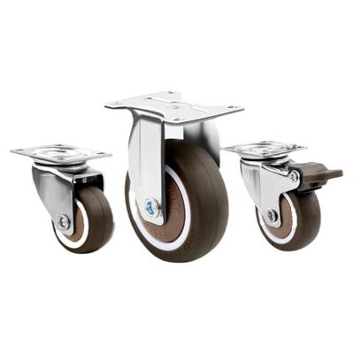 带刹车万向轮转向轮抽屉滑轮