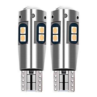 汽车led示宽灯改装透镜汽车小灯日行灯插泡通用柠檬绿示廓t10灯泡