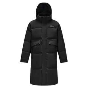 森马中国国家地理系列羽绒服男冬80绒子防雨防风长款外套户外登山