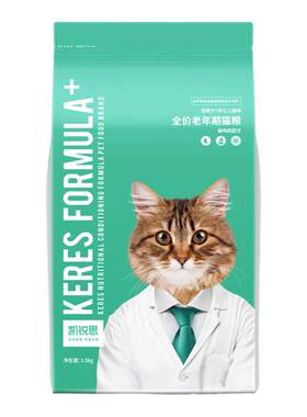复购率第一凯锐思7岁+中老年猫粮