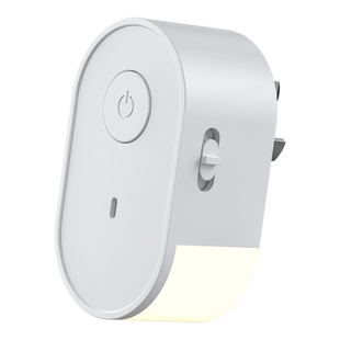 插电款光控感应灯天黑自动亮智能语音声控夜间卧室睡眠插头小夜灯