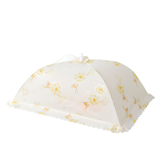 餐桌盖菜罩长方形全布款可折叠防苍蝇遮灰尘剩饭菜罩家用食物罩子