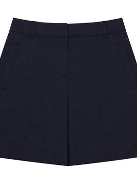 【商场同款】Hazzys哈吉斯休闲纯色短裤女士2026年夏季新款裤子