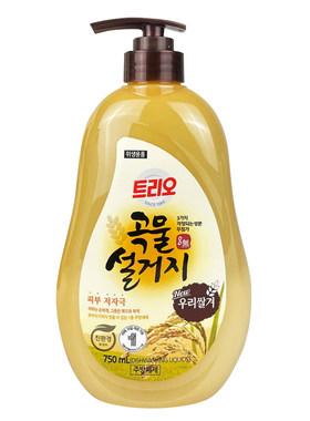 韩国进口小麦天然大瓶装洗洁精