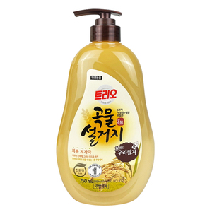 韩国进口小麦天然大瓶装洗洁精