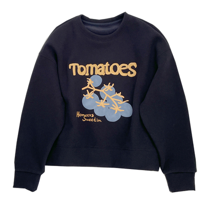 好柿发生~绒面圆领加绒卫衣