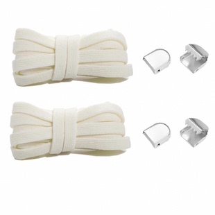 鞋带懒人免系绑弹力弹性松紧小白鞋女板鞋白色女款男款儿童卡扣男