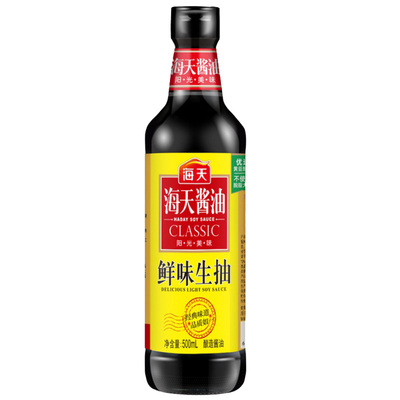 海天鲜味生抽酱油500ml