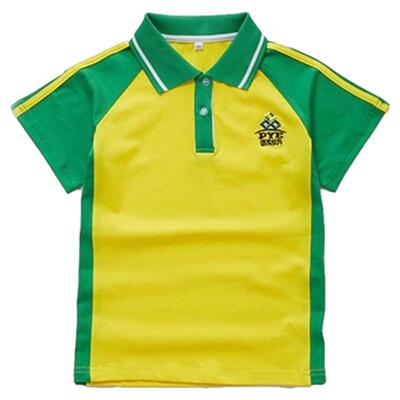 广州番禺小学校服新款绿色夏款