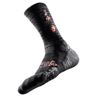 球员通道Bassport袜子男篮球长筒精英训练跑步户外运动袜卡牌异闻