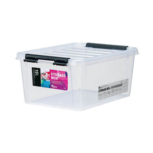 乐扣乐扣塑料收纳箱衣物整理箱大容量汽车载箱储物箱盒玩具储藏箱